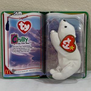 Beanis Babys Chilly the Polar Bear. New